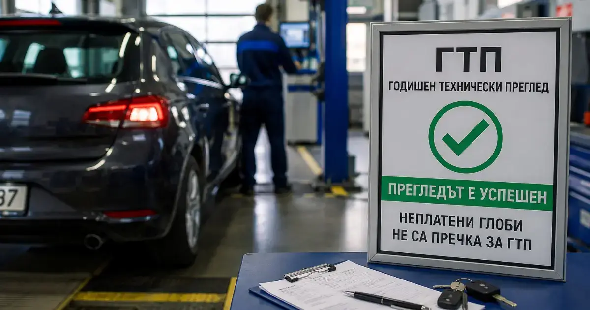 да мина ГТП с неплатени глоби